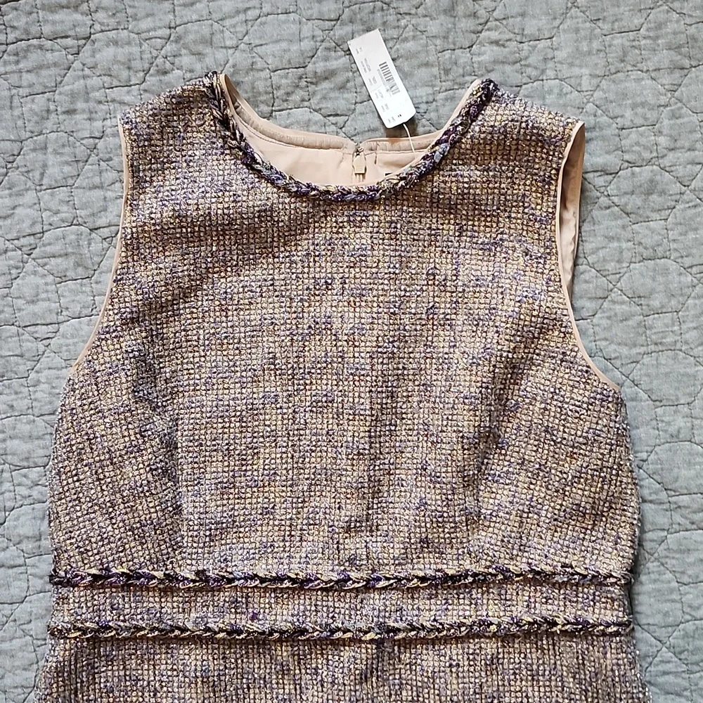 J. Crew Multicolor Tweed Midi Dress - Picture 4 of 12